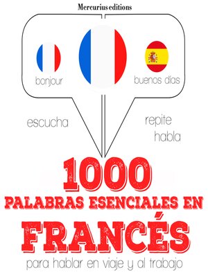 cover image of 1000 palabras esenciales en francés